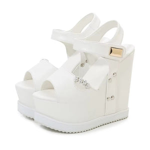 Fish Mouth Thick Bottom Shoes Y2K