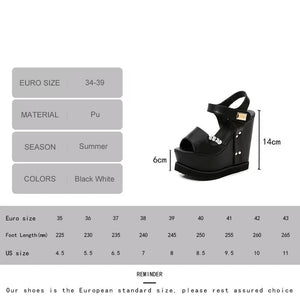 Fish Mouth Thick Bottom Shoes Y2K