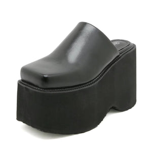 Fashion Square Toe Shoes Y2K