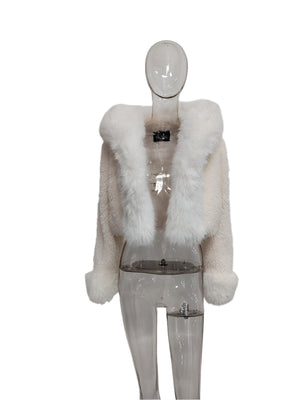 Fashion Women Jacket Spring Faux Fur