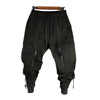 Pantalones cyberpunk con cremallera de moda