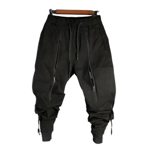 Fashion Zipper Cyberpunk Pants