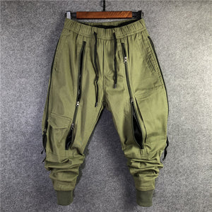 Fashion Zipper Cyberpunk Pants