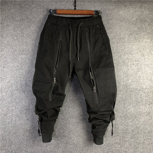 Fashion Zipper Cyberpunk Pants