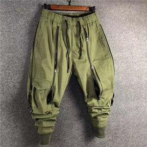 Fashion Zipper Cyberpunk Pants