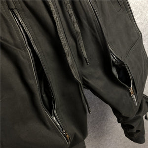 Fashion Zipper Cyberpunk Pants