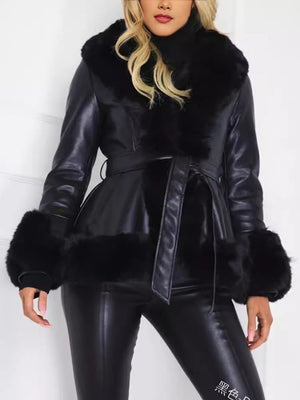 Faux Fur Spring Women Jacket