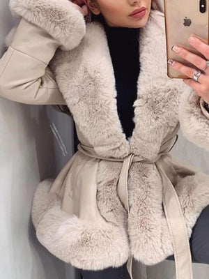 Faux Fur Spring Women Jacket