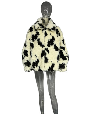 Faux Fur Thick Women Jacket Spring
