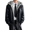 Faux Fur Y2K Jacket Men