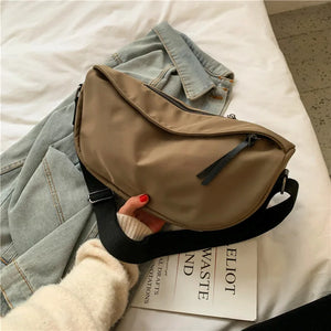 Female Oxford Crossbody Sling Bag
