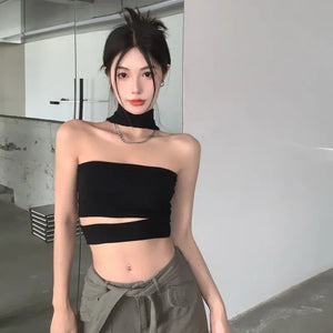 Female Sleeveless Crop Top