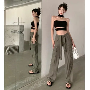 Female Sleeveless Crop Top