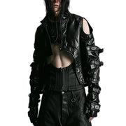 Fingerless Cyberpunk Long Gloves