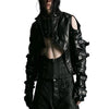 Fingerless Cyberpunk Long Gloves