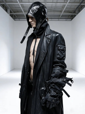 Fingerless Cyberpunk Long Gloves