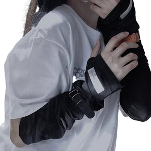 Fingerless Multifunction Adjustable Techwear Gloves