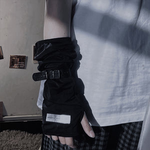 Fingerless Multifunction Adjustable Techwear Gloves