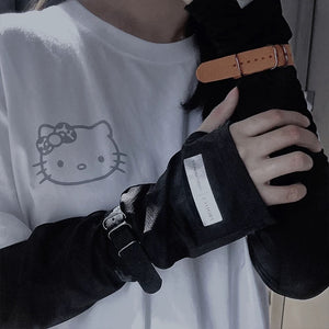 Fingerless Multifunction Adjustable Techwear Gloves