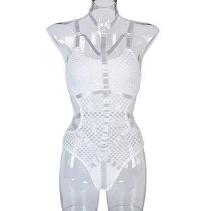 Fishnet Cut Out Bodysuit