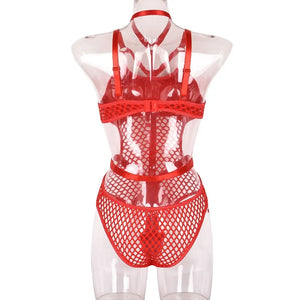 Fishnet Cut Out Bodysuit