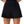Fitness Black Skort - product view on white background