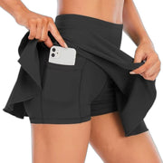 Fitness Schwarzer Skort Sport