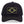 Camouflage trucker cap with an embroidered flag patch and mesh back