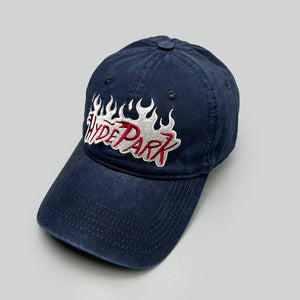 Flame Embroidery Y2K Baseball Cap