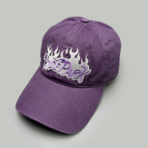 Flame Embroidery Y2K Baseball Cap