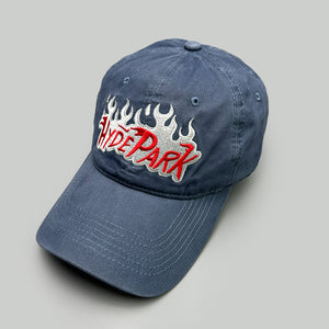 Flame Embroidery Y2K Baseball Cap