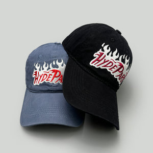 Flame Embroidery Y2K Baseball Cap