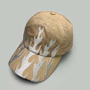 Flame Flag Baseball Hats Y2K