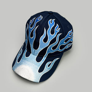 Flame Flag Baseball Hats Y2K