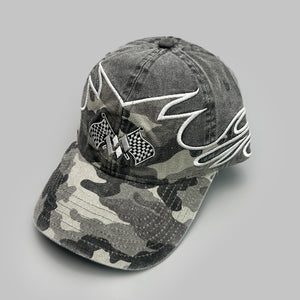 Flame Flag Baseball Hats Y2K