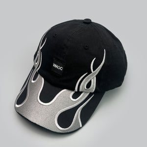 Flame Flag Baseball Hats Y2K