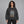 Flaming Skeleton Graphic Y2K Hoodie – worn by a woman