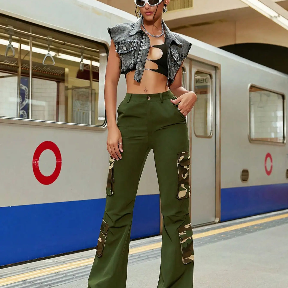 パンツ archive DPS military flare cargo pants archive DPS military パンツ archive DPS military flare cargo pants archive DPS military