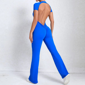 Flared Jumpsuits Unitard