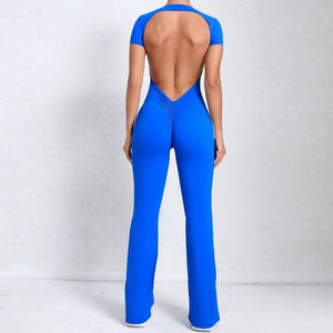 Flared Jumpsuits Unitard