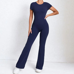 Flared Jumpsuits Unitard
