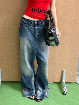 Flared Y2K Jeans Women's