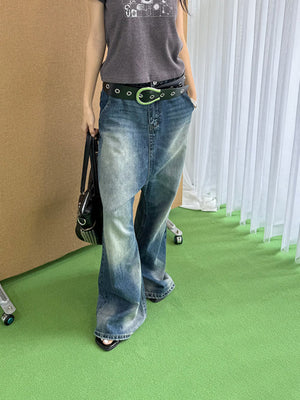 Flared Y2K Jeans Women's