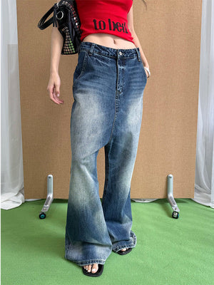 Flared Y2K Jeans Women's