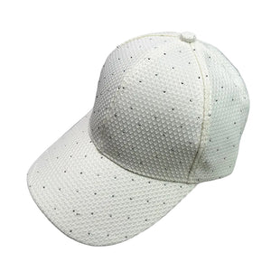 Flash Rhinestone Simple Y2K Cap