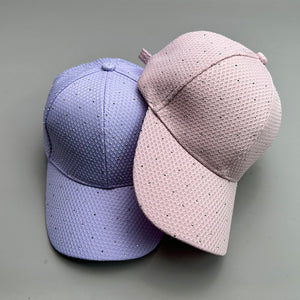 Flash Rhinestone Simple Y2K Cap