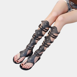 Flat Gladiator Chunky Sandals
