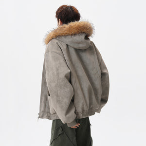 Fleece-lined Warm Y2K Jacket