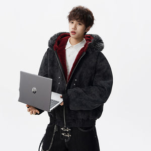 Fleece-lined Warm Y2K Jacket
