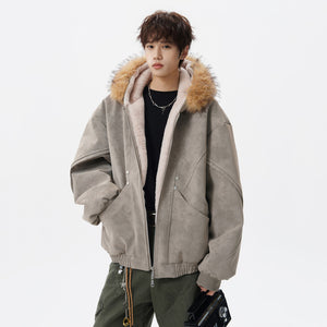 Fleece-lined Warm Y2K Jacket
